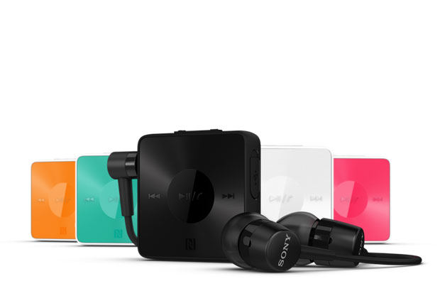 Tai nghe Bluetooth Sony SBH20 chính hãng thiết kế với Đen, Trắng, Ngọc lam, Hồng, Cam