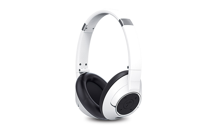 Tai nghe bluetooth HS-930BT hiệu Genius màu trắng thế hiện sự tinh tế của chiếc tai nghe