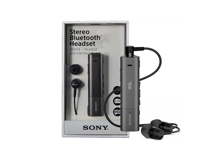 Nguyên hộp sản phẩm tai nghe không dây Sony SBH 54