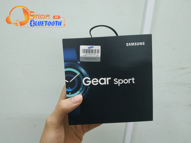 mở hộp đồng hồ thông minh Samsung gear Sport chính hãng