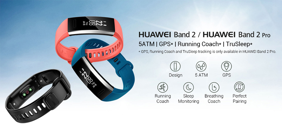 Vòng đeo tay thông minh Huawei Band 2 Pro