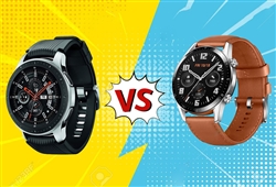 Cùng 46mm Đồng hồ Huawei Watch 2 có sánh vai cùng Samsung Galaxy Watch 