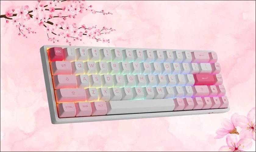 Bàn phím cơ AKKO 3068B Plus với thiết kế thẩm mỹ và hiệu năng cao, lý tưởng cho việc kết nối bluetooth để chơi game trên smartphone.