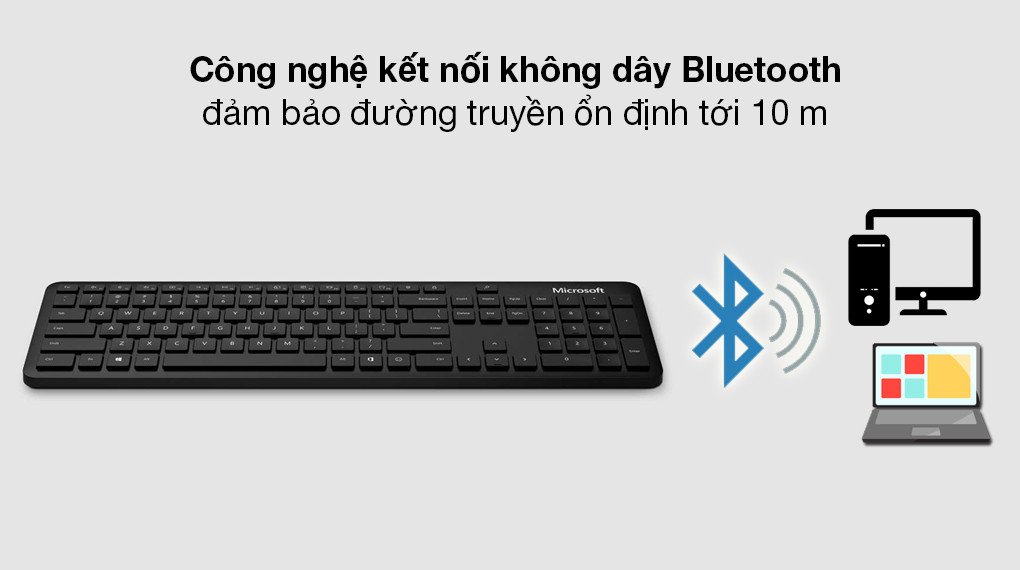 Bàn phím không dây Bluetooth kết nối nhanh chóng với Smart TV LG, hỗ trợ nhập liệu và điều khiển tiện lợi.