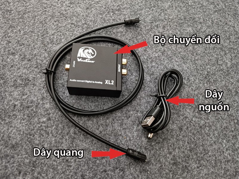 Bộ chuyển đổi âm thanh để kết nối tivi không Bluetooth