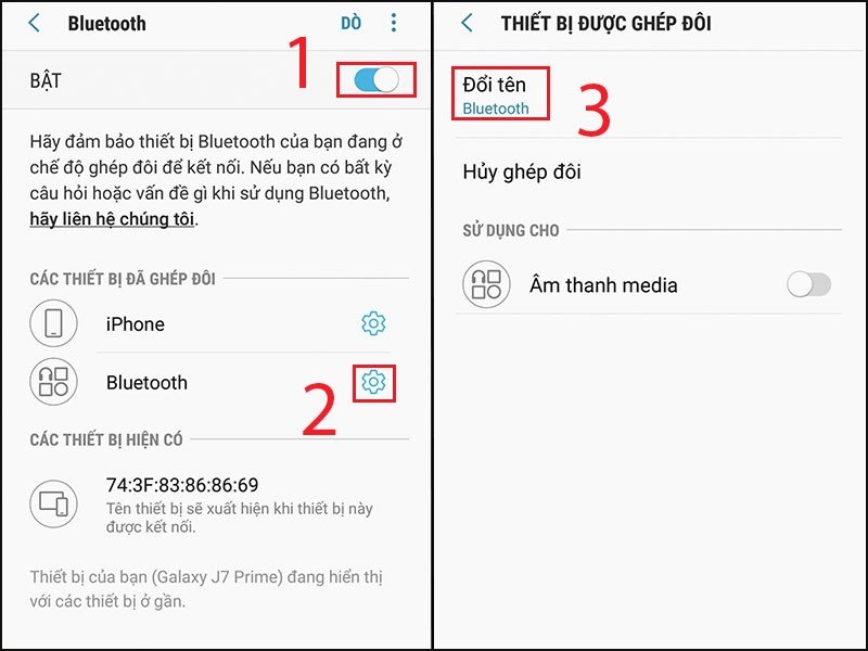 Cách đổi tên tai nghe Bluetooth trên điện thoại Android