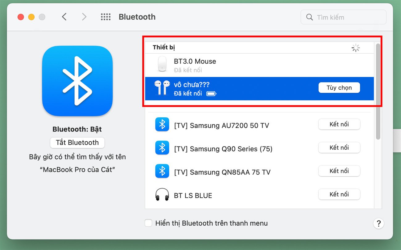 cách kết nối tai nghe bluetooth với laptop dell