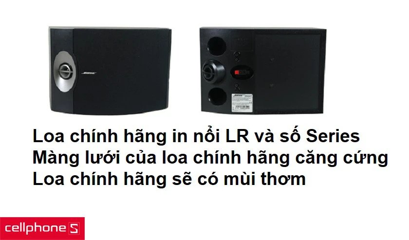 CÃ¡ch phÃ¢n biá»‡t loa bose chÃ­nh hÃ£ng vÃ  fake