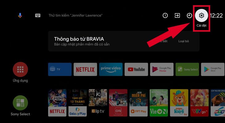 Cài đặt Bluetooth trên tivi Sony