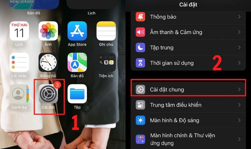 Cài đặt lại mạng trên điện thoại