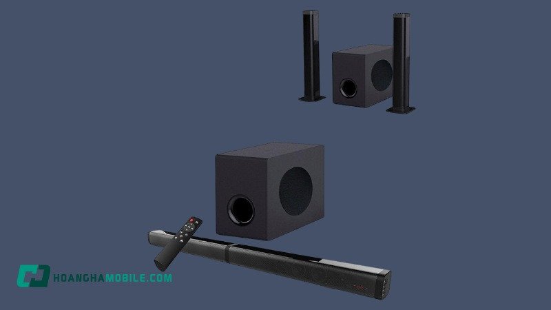 Dàn loa karaoke 2 micro không dây kết nối Bluetooth 5.0