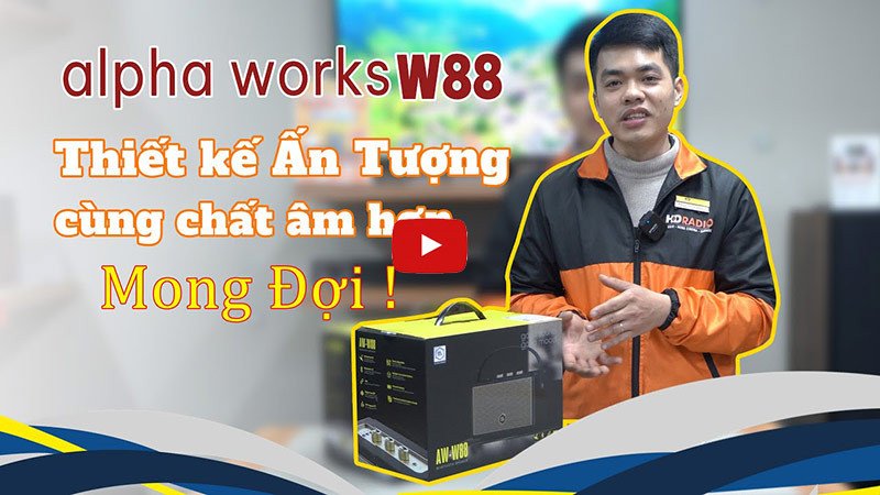 Đánh giá, trải nghiệm chi tiết loa Alpha Works W88