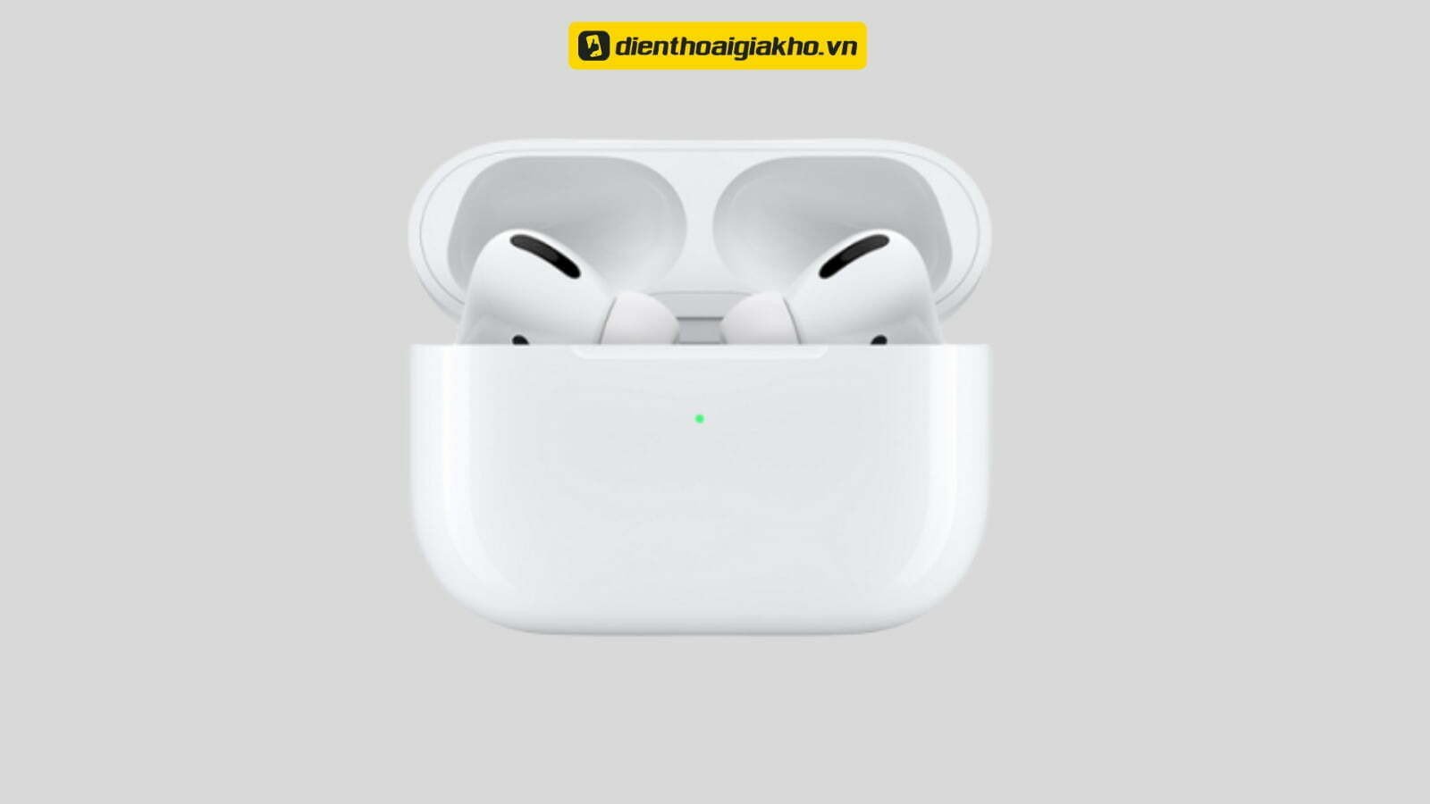 Đèn LED trên hộp sạc hiển thị mức pin của tai nghe Bluetooth