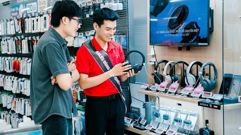 Hình ảnh minh họa điểm bán tai nghe bluetooth chất lượng cao