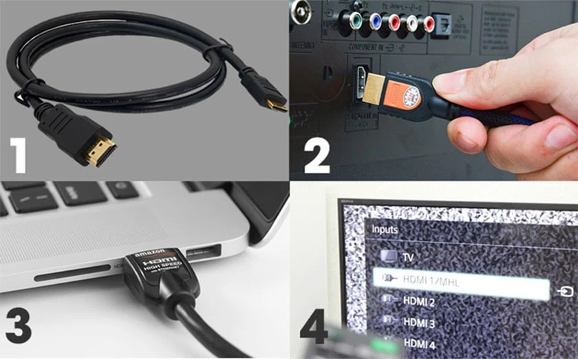 Hướng dẫn kết nối Macbook với tivi qua cổng HDMI