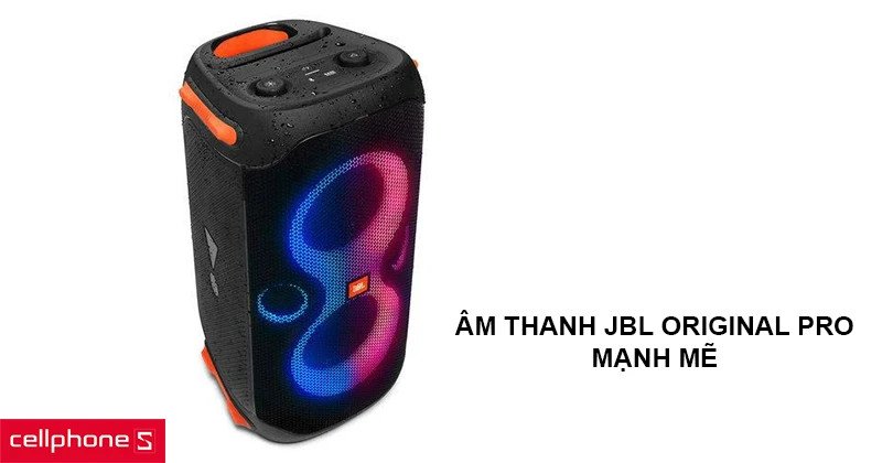JBL PartyBox 110 mang đến âm thanh bùng nổ, dễ dàng điều khiển qua ứng dụng