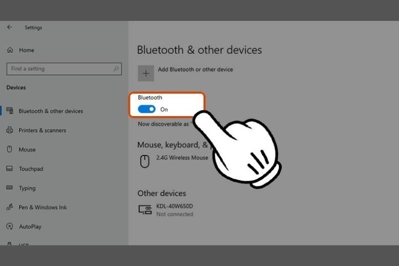 Kết nối Bluetooth trên Windows 10
