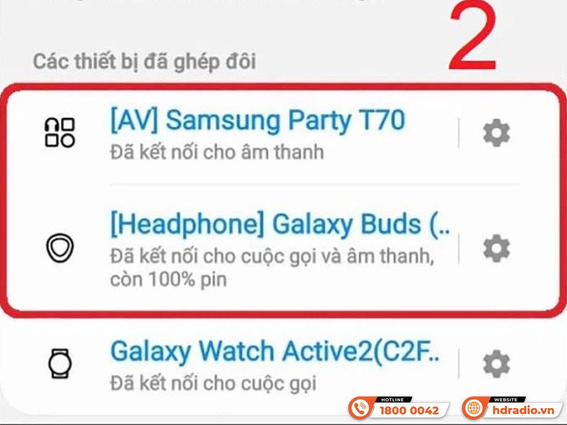 Kết nối thành công hai loa Bluetooth với điện thoại Android