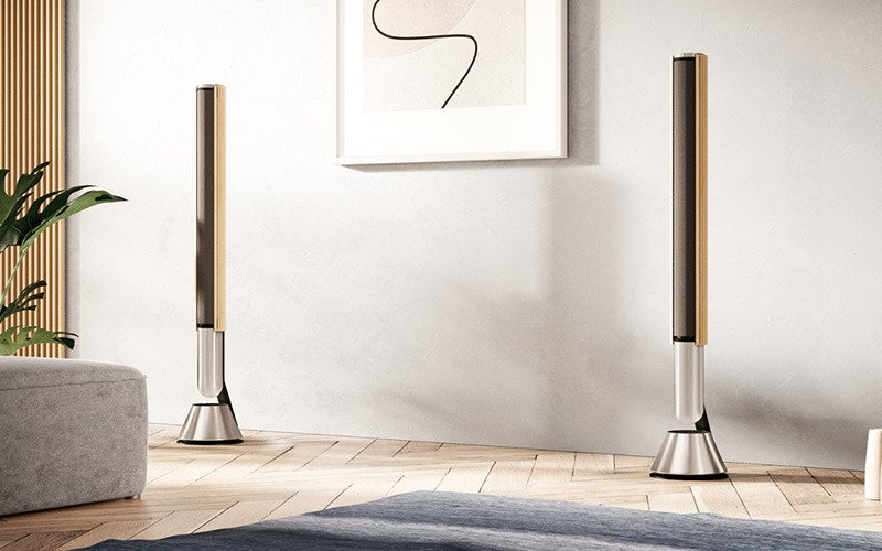Loa bluetooth B&amp;O Beolab 28 thiết kế cột độc đáo, âm thanh chuẩn phòng thu