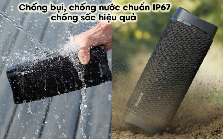 Loa Bluetooth chống nước và bụi Sony Extra Bass SRS-XB33 bền bỉ