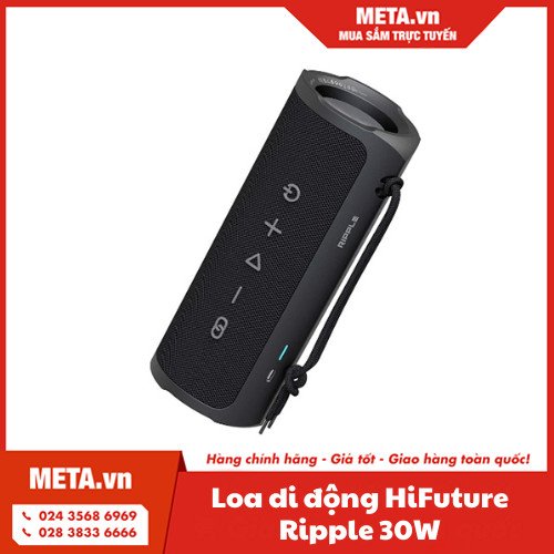 Loa Bluetooth di động HiFuture Ripple 30W chống nước, bass khỏe