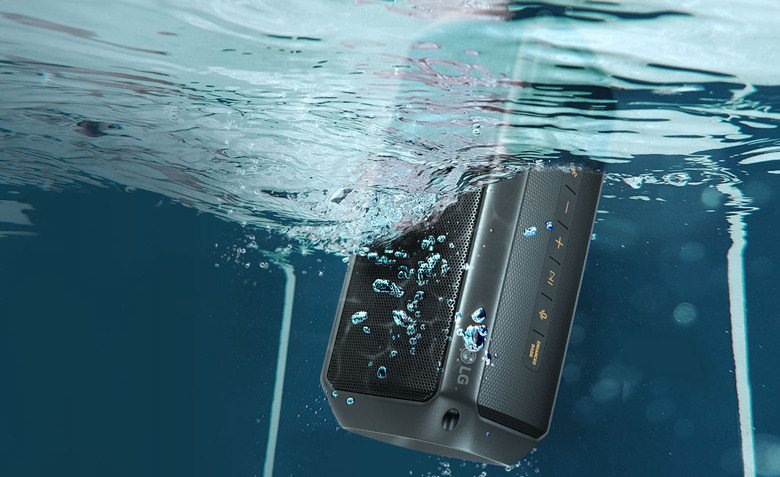 Loa Bluetooth LG PK3 đạt chuẩn chống nước IPX7 bền bỉ