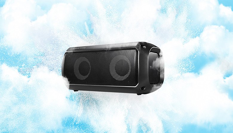Loa Bluetooth LG PK3 với thiết kế nhỏ gọn, hiện đại