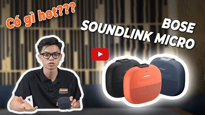 Loa bluetooth mini cao cấp Bose Soundlink Micro màu xanh dương