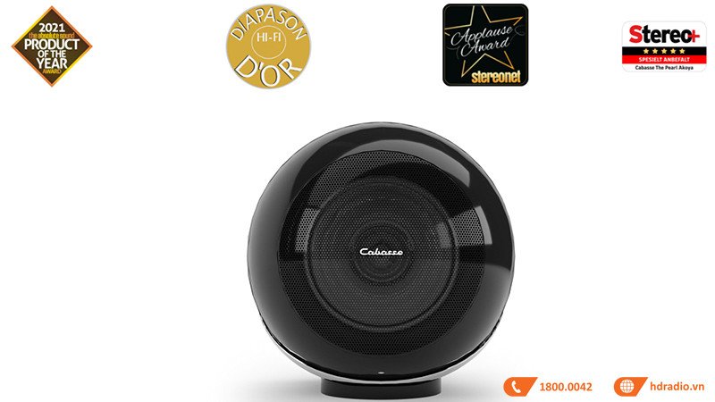 Loa Cabasse The Pearl Akoya với thiết kế sang trọng, một kiệt tác loa bluetooth bass mạnh đẳng cấp.