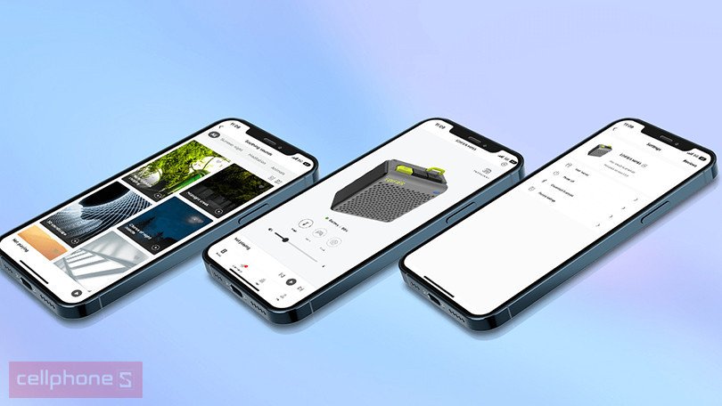 Loa Edifier MP85 kết nối với điện thoại thông minh qua ứng dụng Edifier Connect