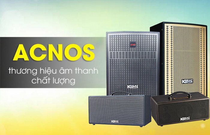 Loa hát karaoke bluetooth Acnos, thương hiệu Việt với chất lượng âm thanh đẳng cấp