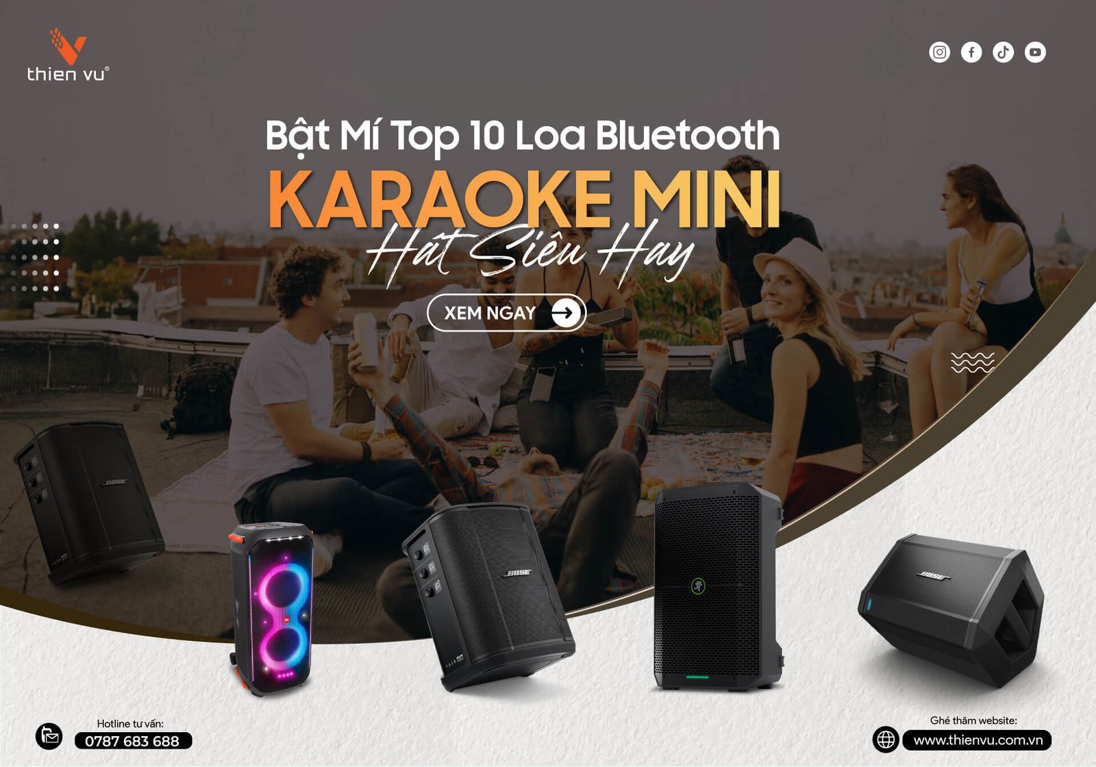 loa karaoke bluetooth mini mackie thump go