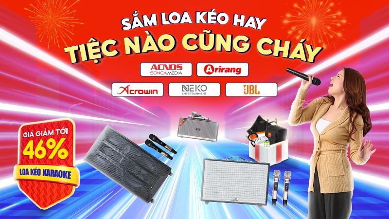 Loa kéo di động hát karaoke