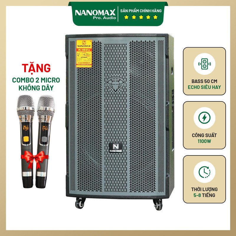 Loa kéo Nanomax K-18X5, minh họa cho dịch vụ sửa chữa chuyên nghiệp