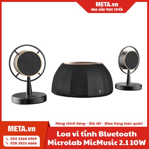 Loa Microlab MicMusic 2.1 10W, lựa chọn loa Bluetooth bass mạnh dưới 1 triệu