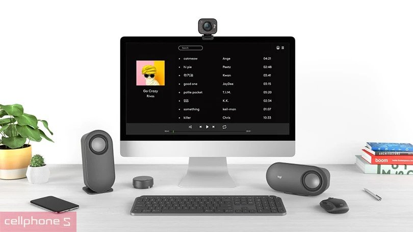 Loa vi tính bluetooth tự do di chuyển