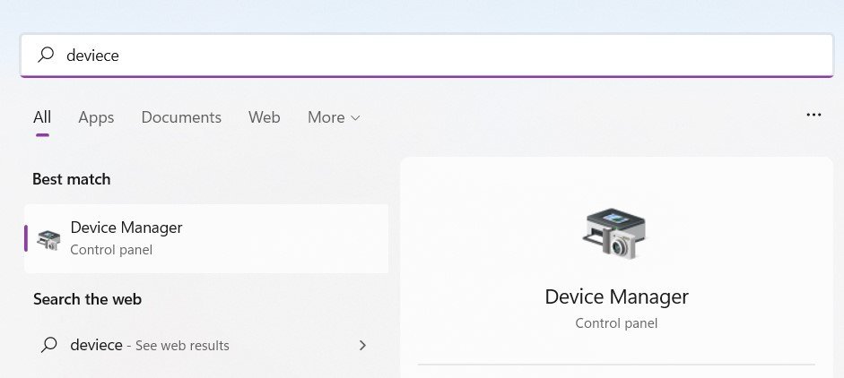 Menu chuột phải khi nhấp vào nút Start để mở Device Manager trên Win 10