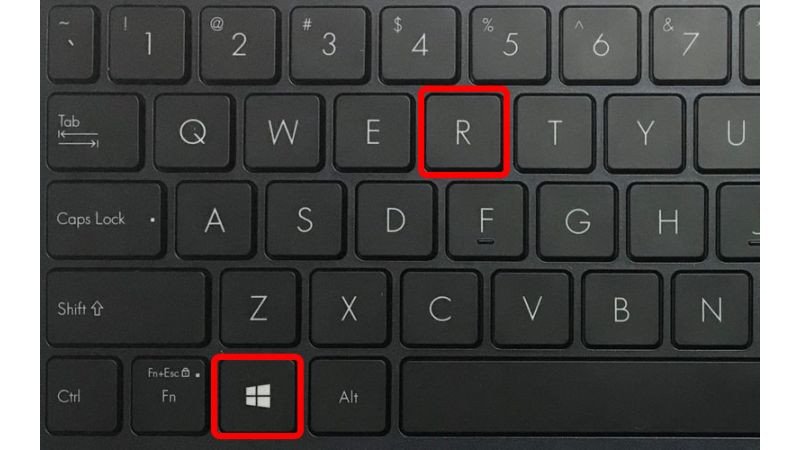 Mở hộp thoại Run để truy cập dịch vụ Bluetooth trên Win 10