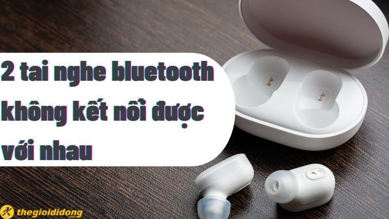 Người dùng đang cố gắng ghép đôi tai nghe Bluetooth không thành công