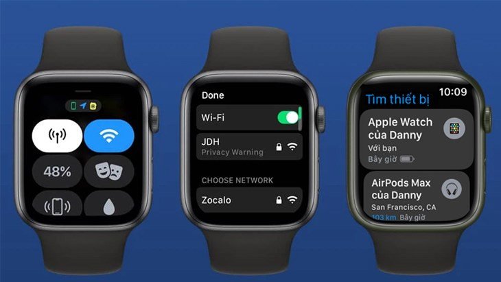 Sử dụng Apple Watch để định vị tai nghe