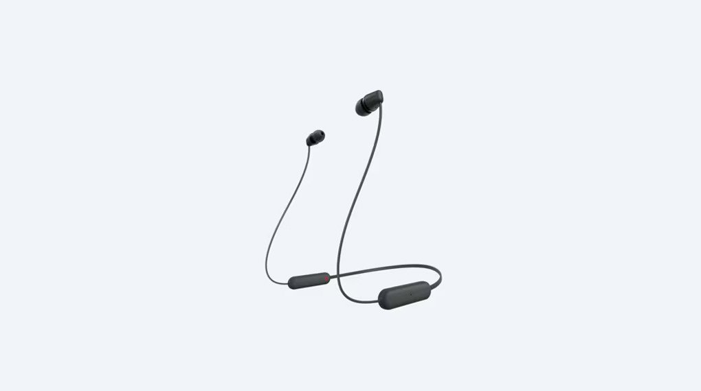 Tai nghe Bluetooth Sony WI-C100 đeo vừa vặn trên cổ