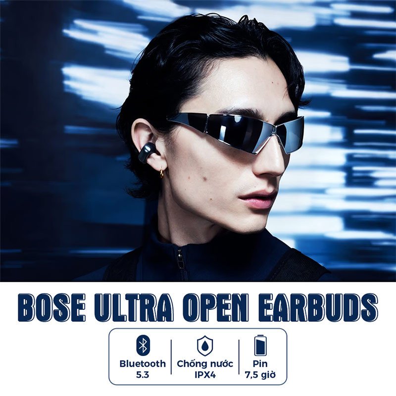 tai nghe bluetooth thể thao Bose Ultra Open Earbuds dạng kẹp
