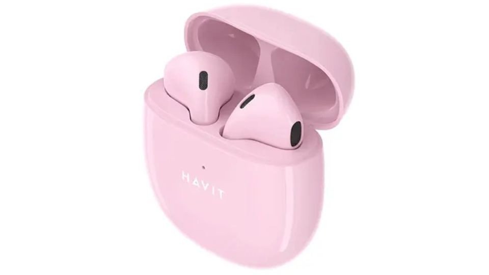 Tai nghe HAVIT TW932 màu trắng với thiết kế earbuds nhỏ gọn và hiện đại, một lựa chọn tai nghe bluetooth tốt nhất cho phong cách trẻ trung và năng động.