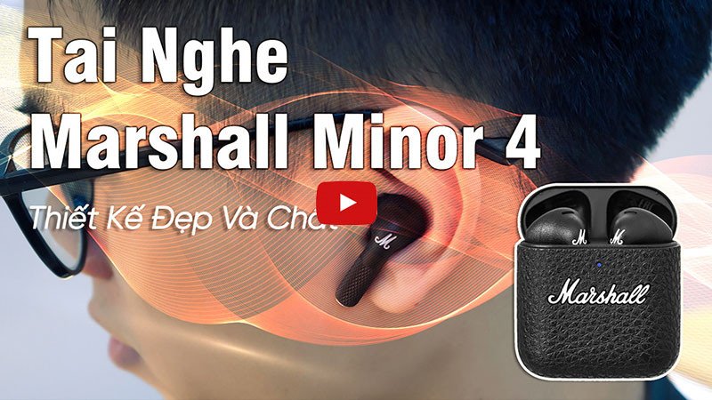 Tai nghe in-ear Marshall Minor 4 với thiết kế năng động và chất âm đặc trưng