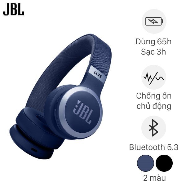 Tai nghe JBL Live 670NC màu xanh