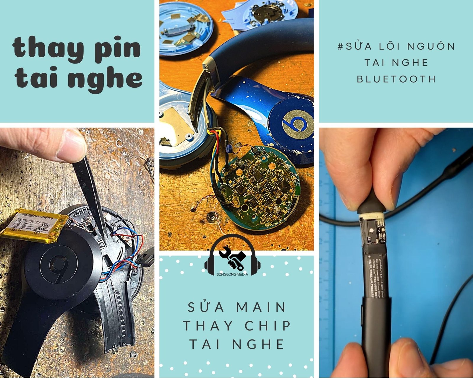 Tai nghe không dây không sạc được