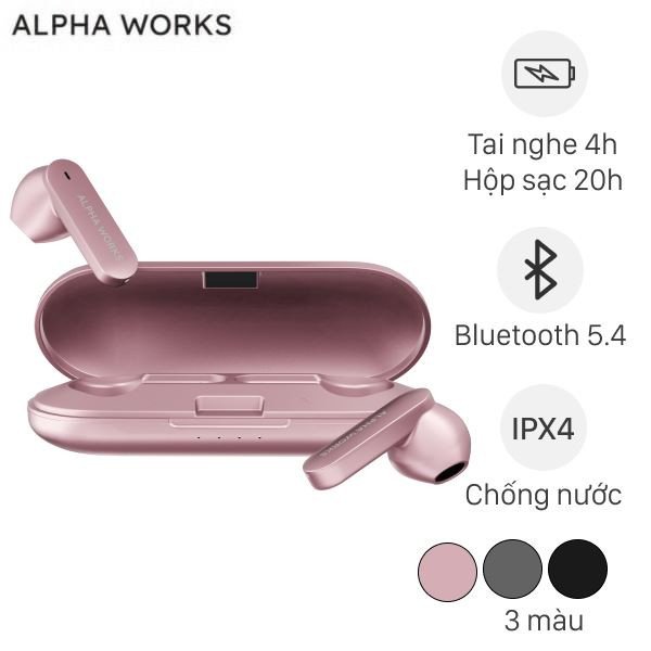 Tai nghe TWS Alpha Works AW-Curve 200 phù hợp cho người yêu thể thao