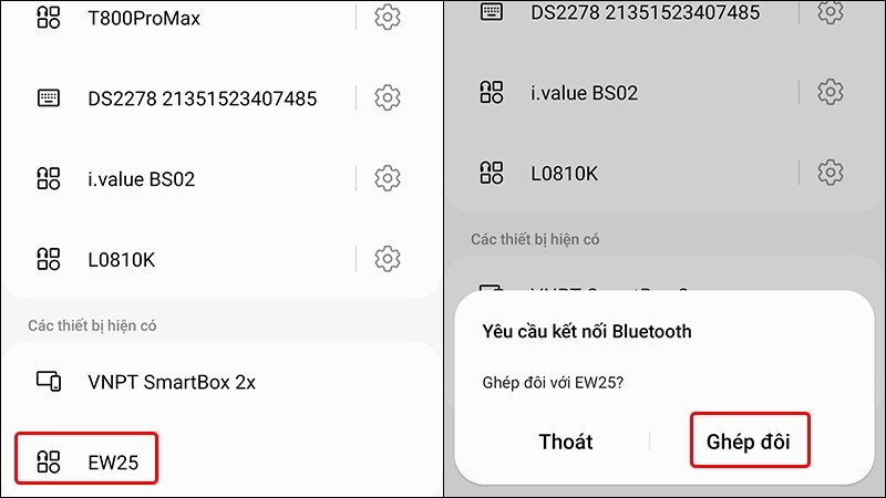 Thao tác nhận cuộc gọi Zalo bằng tai nghe Bluetooth trên Android