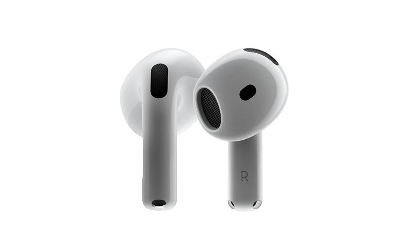 Thiết kế hộp sạc và tai nghe bluetooth Apple AirPods 4