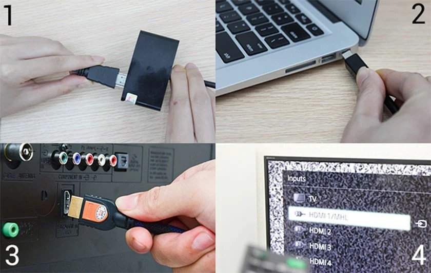 Thiết lập kết nối Macbook với tivi qua HDMI